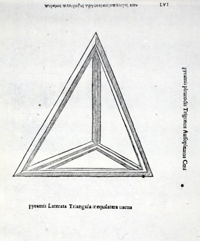 Pyramis laterata triangula inequilatera vacua, illustration from 